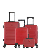 4er-Pack: Mittelgroßer Koffer, Handgepäck, Handgepäck XXS und Kosmetikkoffer WIL