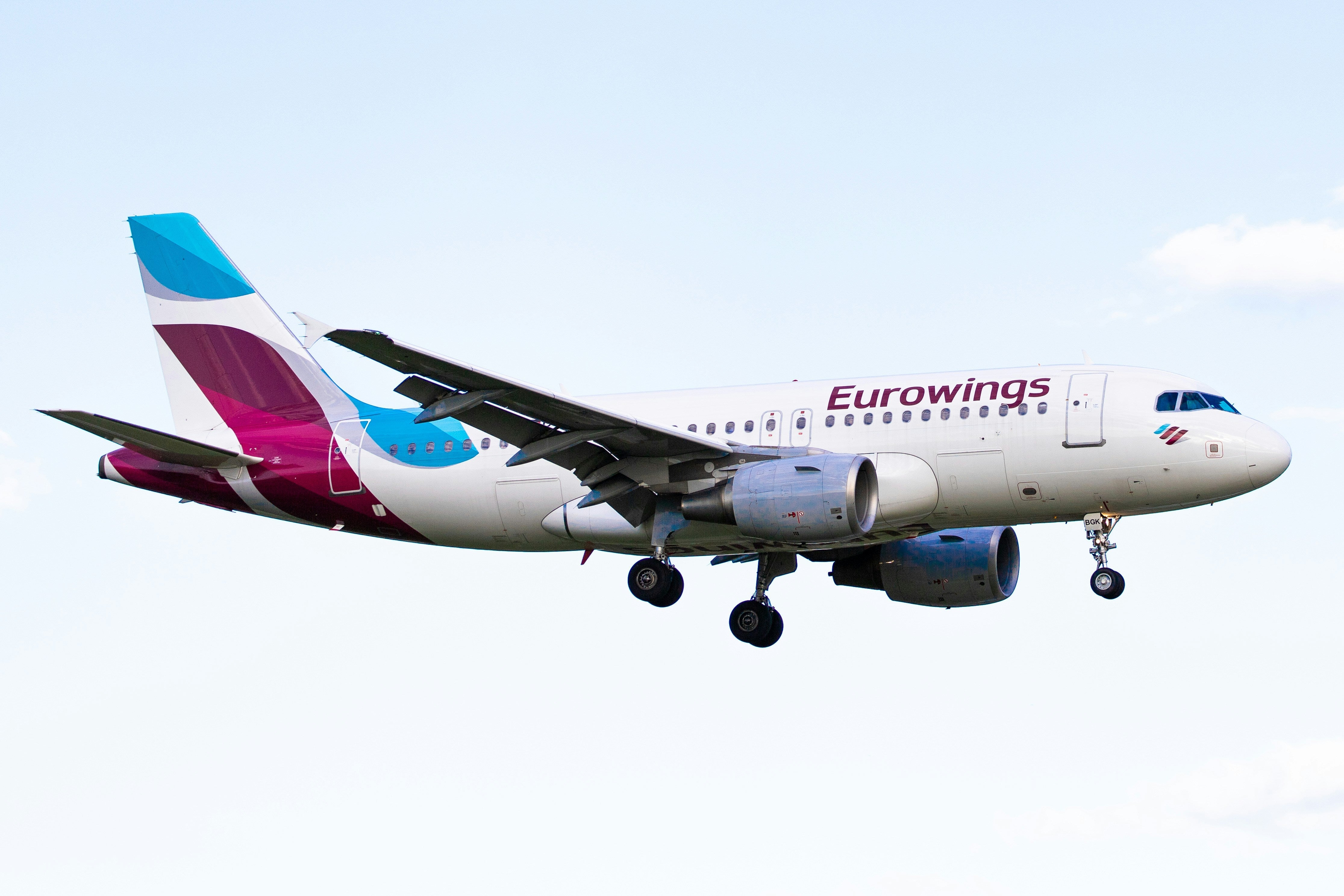 Flugzeug von Eurowings