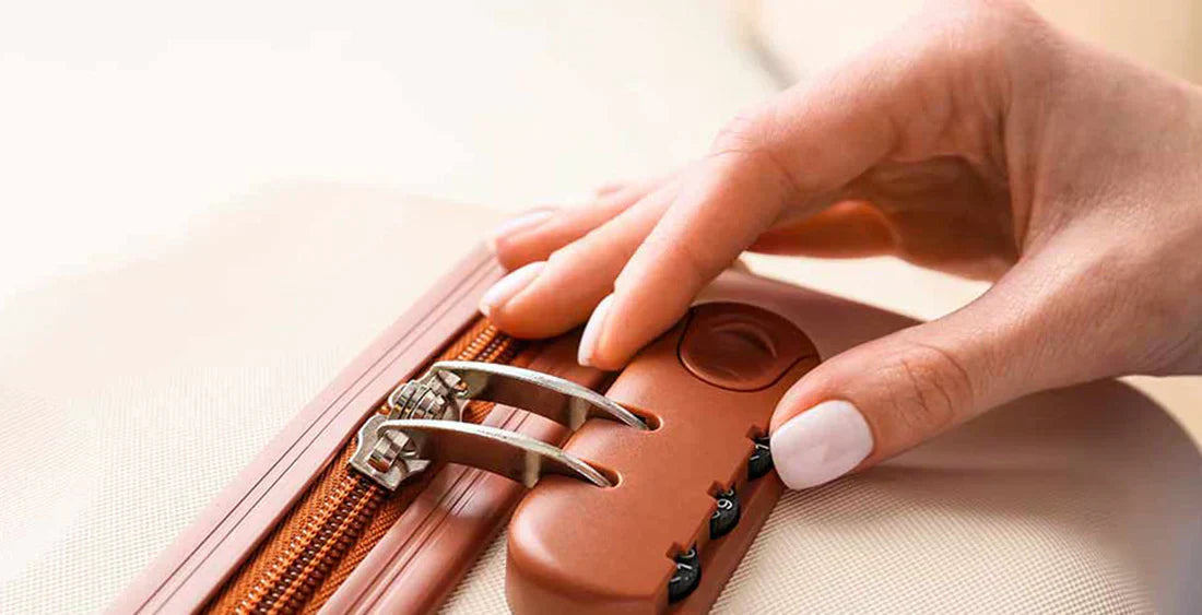 Schloss eines Koffers