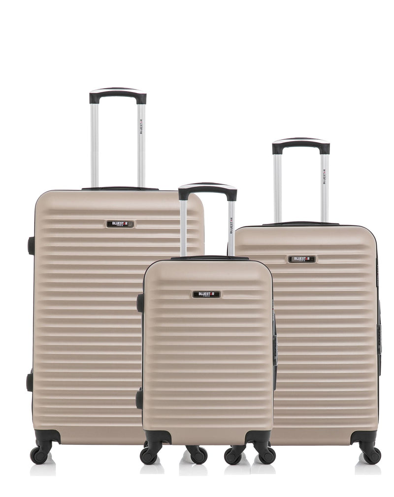 BLUESTAR – 3er-Pack - Großer, mittelgroßer und Handgepäck-Koffer BRAZILIA