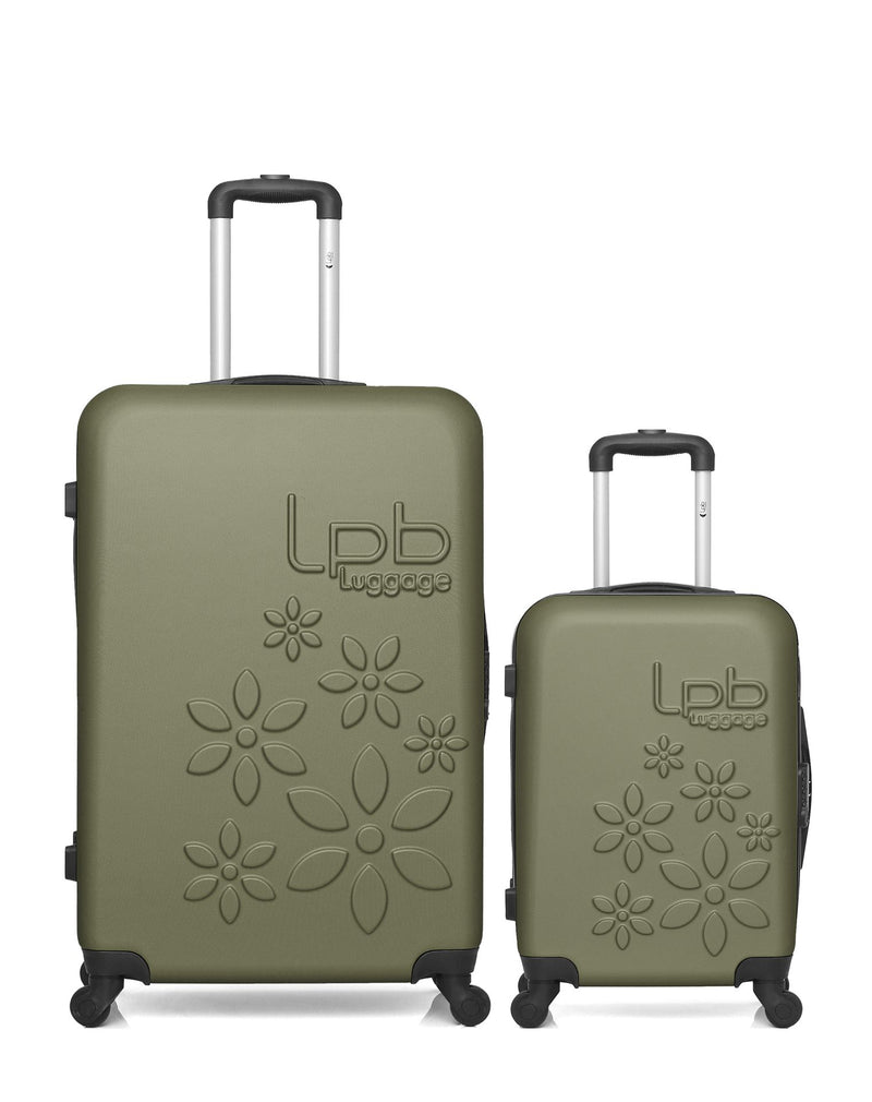 LPB LUGGAGE - 2er-Pack – Großer Koffer und Handgepäck ELEONOR