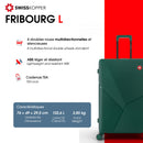 4er-Pack Hartschalenkoffer: Großer Koffer, mittelgroßer Koffer, Handgepäck und Handgepäck XS FRIBOURG
