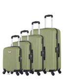 LPB LUGGAGE - 4er-Set: Hartschalenkoffer AGATA-M