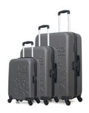 LPB LUGGAGE - 3er-Set: Hartschalenkoffer ELEONOR