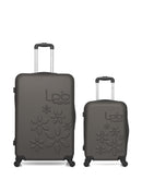 LPB LUGGAGE - 2er-Pack – Großer Koffer und Handgepäck ELEONOR
