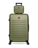 SWISS KOPPER – 2er-Pack: Großer Koffer und Kosmetikkoffer WIL