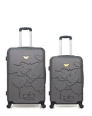 LPB LUGGAGE – 2er-Pack – Großer Koffer und mittelgroßer Koffer AELYS