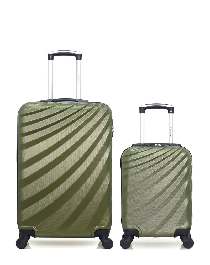 2er-Pack: Mittelgroßer Koffer und Handgepäck XXS DANUBE