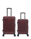 2er-Pack Hartschalenkoffer: Mittelgroßer Koffer und Handgepäck GSTAAD