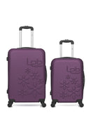 LPB LUGGAGE - 2er-Pack – Mittelgroßer Koffer und Handgepäck ELEONOR