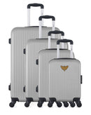 LPB LUGGAGE - 4er-Set: Hartschalenkoffer AGATA-M