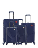 4er-Pack Hartschalenkoffer: Großer Koffer, mittelgroßer Koffer, Handgepäck und Handgepäck XS FRIBOURG
