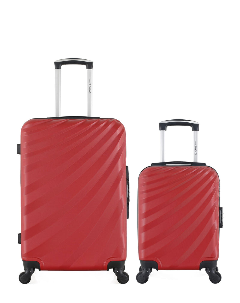 2er-Pack: Mittelgroßer Koffer und Handgepäck XXS DANUBE