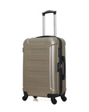 WAVE PARIS - 2er-Pack: Mittelgroßer Koffer und Handgepäck XS ELBE-A