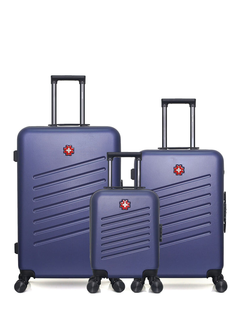 SWISS KOPPER - LOT DE 3 - Valises grand format, weekend et cabine XXS ZURICH