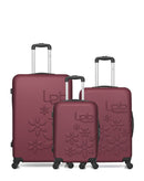 LPB LUGGAGE - 3er-Pack – Großer Koffer, mittelgroßer Koffer und Handgepäck ELEONOR