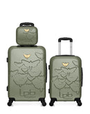 LPB LUGGAGE - 3er-Pack: Mittelgroßer Koffer, Handgepäck und Kosmetikkoffer AELYS