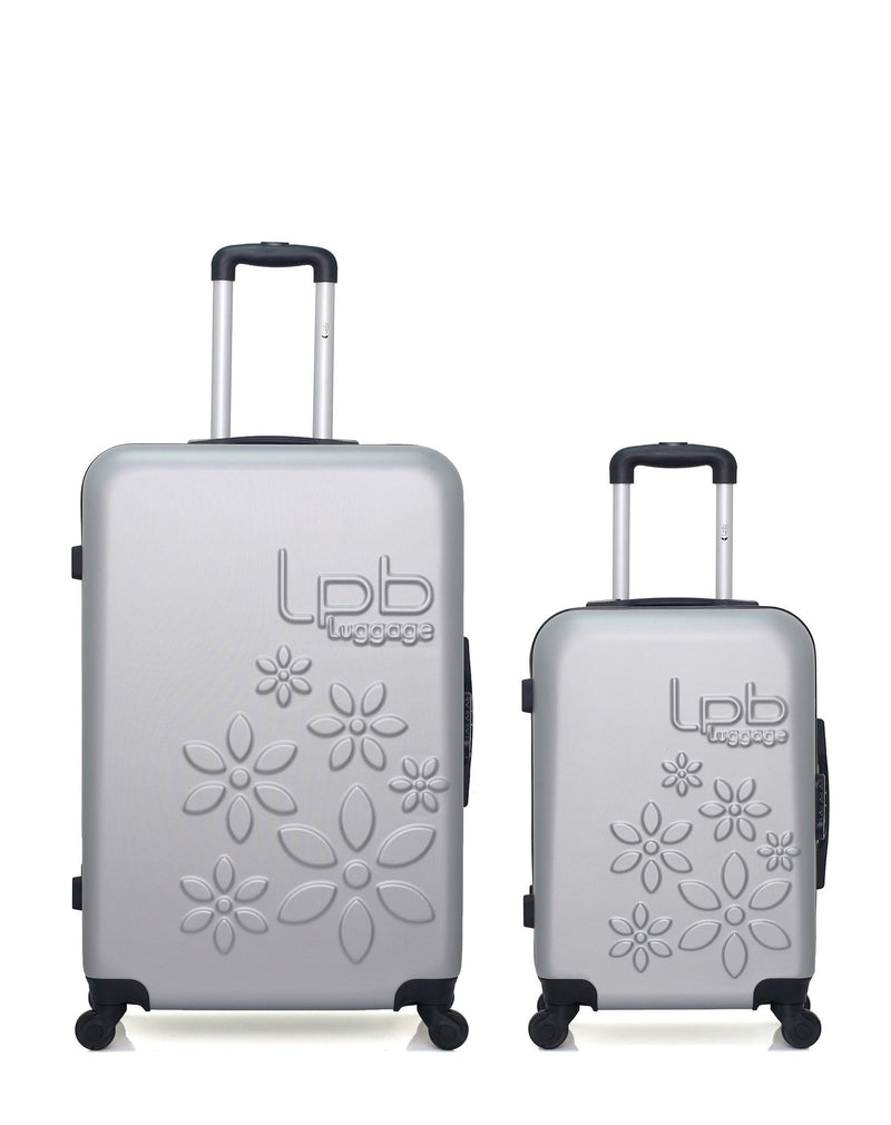 LPB LUGGAGE - 2er-Pack – Großer Koffer und Handgepäck ELEONOR