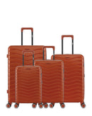 4er-Pack Hartschalenkoffer: Großer Koffer, mittelgroßer Koffer, Handgepäck und Handgepäck XS SEATTLE