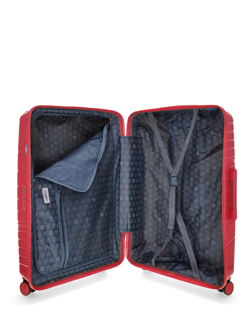 OBAGO – 4er-Pack – Großer Koffer, mittelgroßer Koffer, Handgepäck und Handgepäck XS LYRA