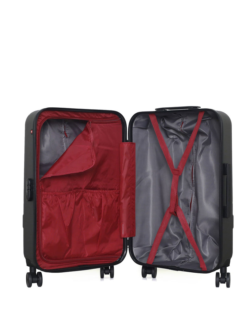 SWISS KOPPER – 2er-Pack – Mittelgroßer Koffer und Handgepäck XXS USTER