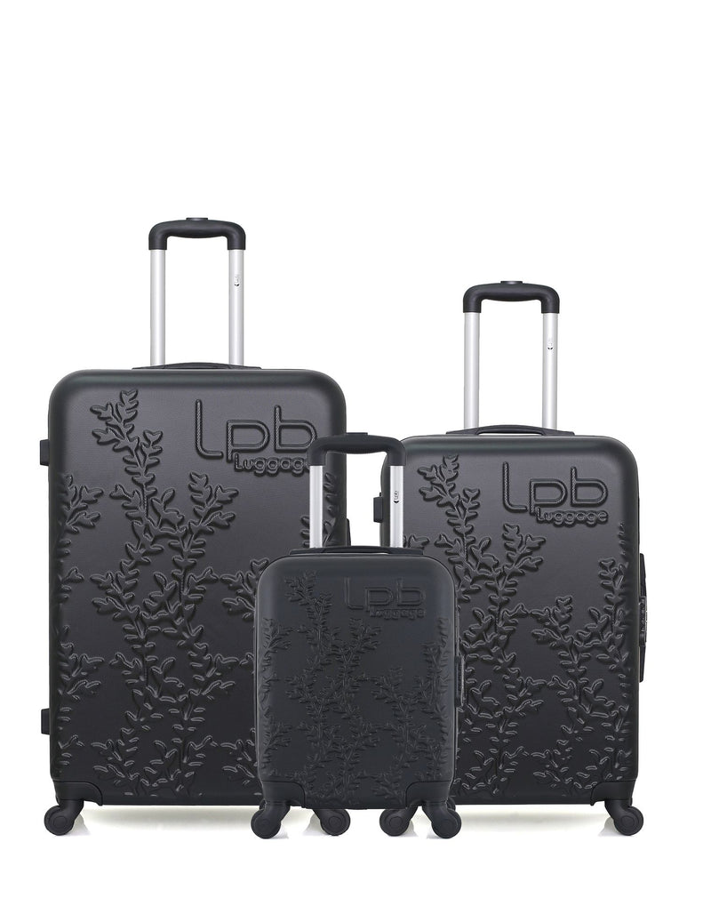 LPB LUGGAGE – 3er-Pack – Großer Koffer, mittelgroßer Koffer und Handgepäck XXS NAIS
