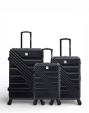 3er-Pack Hartschalenkoffer: Großer Koffer, mittelgroßer Koffer und Handgepäck REDWOOD