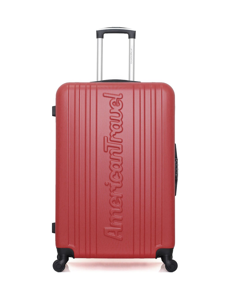 AMERICAN TRAVEL – 4er-Pack – Großer Koffer, mittelgroßer Koffer, Handgepäck und Handgepäck XXS SPRINGFIELD