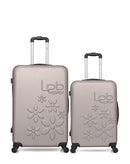 LPB LUGGAGE - 2er-Pack - Großer und mittelgroßer Koffer ELEONOR