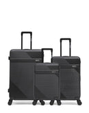 3er-Pack Hartschalenkoffer: Großer Koffer, mittelgroßer Koffer und Handgepäck WOHLEN