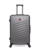 SWISS KOPPER – 3er-Pack – Großer Koffer, mittelgroßer Koffer und Kosmetikkoffer ZURICH