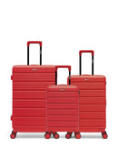 3er-Pack Hartschalenkoffer: Großer Koffer, mittelgroßer Koffer und Handgepäck XS LUGANO