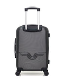 AMERICAN TRAVEL – 2er-Pack: Mittelgroßer Koffer und Handgepäck BRONX