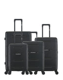 4er-Pack Hartschalenkoffer: Großer Koffer, mittelgroßer Koffer, Handgepäck und Handgepäck XS CLEVELAND