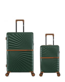 2er-Pack Hartschalenkoffer: Großer Koffer und Handgepäck XS OAKLAND