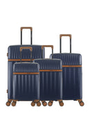 4er-Pack Hartschalenkoffer: Großer Koffer, mittelgroßer Koffer, Handgepäck und Handgepäck XS ZERMATT