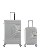 2er-Pack Hartschalenkoffer: Großer Koffer und Handgepäck XS CELIA