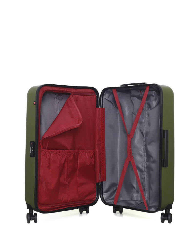 SWISS KOPPER – 2er-Pack – Großer Koffer und mittelgroßer Koffer WIL