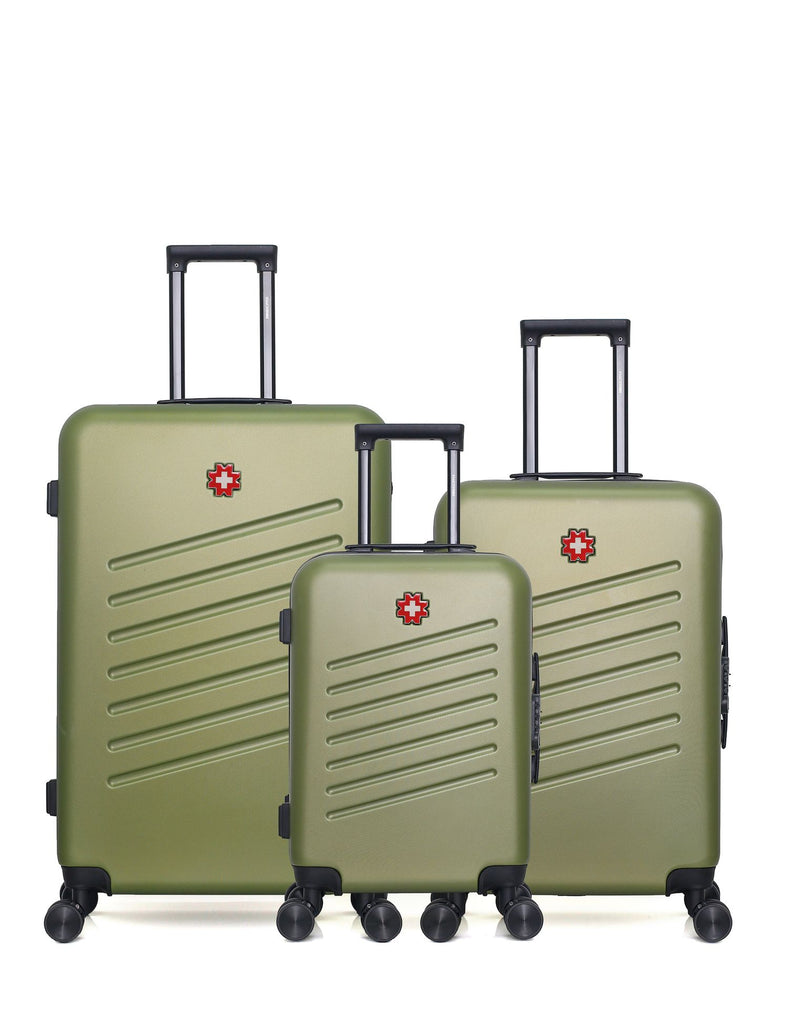 SWISS KOPPER - LOT DE 3 - Valises grand format, weekend et cabine ZURICH