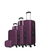 LPB LUGGAGE - 4er-Set: Hartschalenkoffer ELEONOR-C