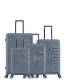 4er-Pack Hartschalenkoffer: Großer Koffer, mittelgroßer Koffer, Handgepäck und Handgepäck XS CELIA