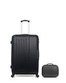 HERO – 2er-Pack – Großer Koffer und Kosmetikkoffer VESUVIO