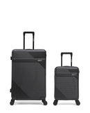 2er-Pack Hartschalenkoffer: Großer Koffer und Handgepäck XS WOHLEN