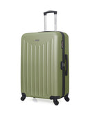 AMERICAN TRAVEL – 4er-Pack – Großer Koffer, mittelgroßer Koffer, Handgepäck und Handgepäck XXS BROOKLYN