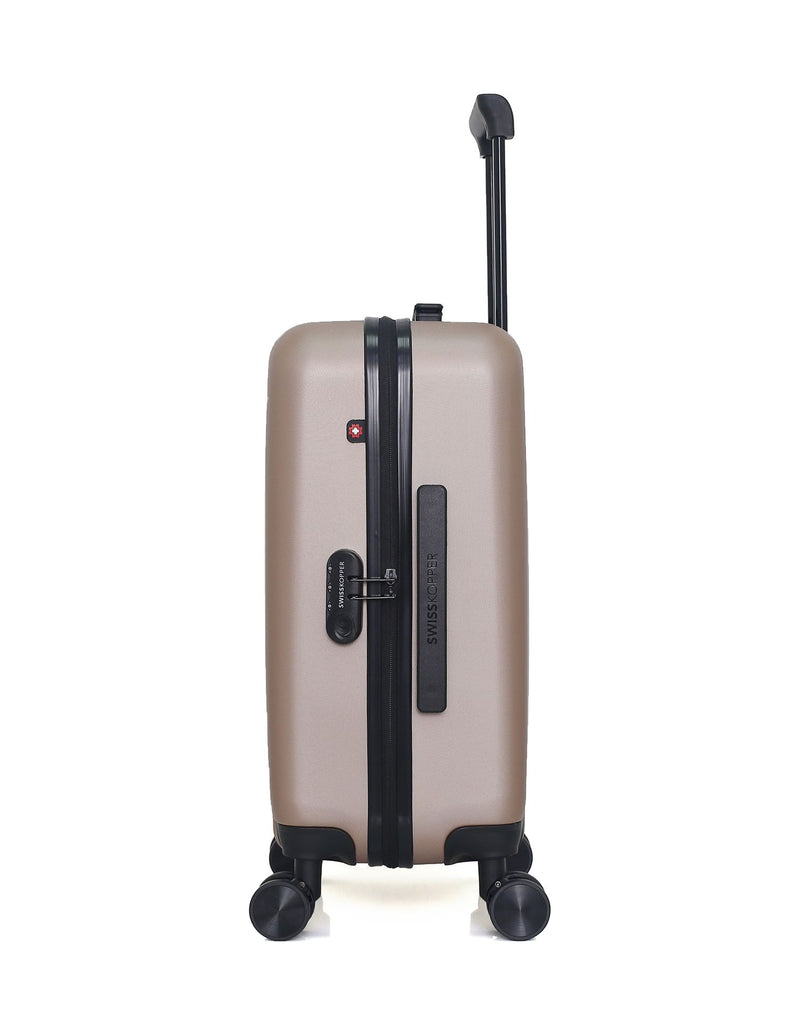 SWISS KOPPER – 3er-Pack – Mittelgroßer Koffer, Handgepäck XXS und Kosmetikkoffer RUTI