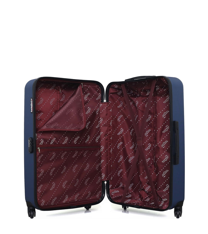 AMERICAN TRAVEL – 3er-Pack – Großer Koffer, mittelgroßer Koffer und Handgepäck QUEENS