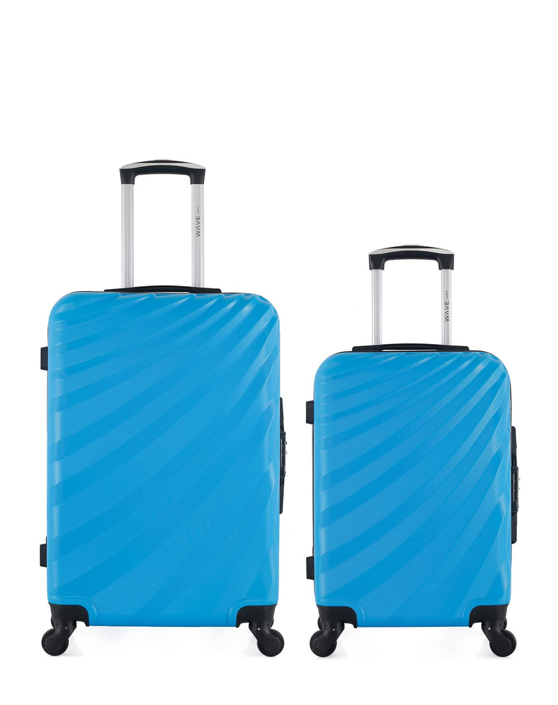 2er-Pack: Mittelgroßer Koffer und Handgepäck DANUBE