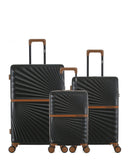 3er-Pack Hartschalenkoffer: Großer Koffer, mittelgroßer Koffer und Handgepäck XS OAKLAND