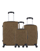 LPB LUGGAGE - 3er-Pack: Mittelgroßer Koffer, Handgepäck und Handgepäck XXS NAIS