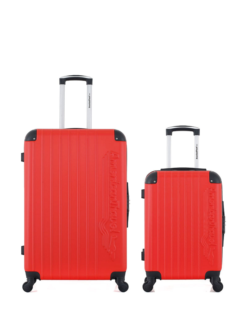 AMERICAN TRAVEL - LOT DE 2 - Valises grand format et cabine BUDAPEST